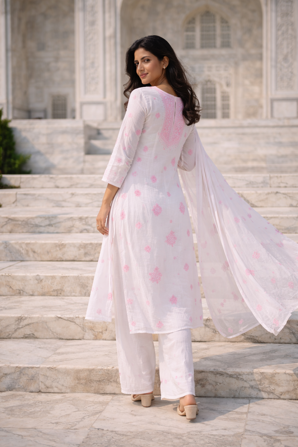 Noorzaari Lucknowi Chikankari Suit Set