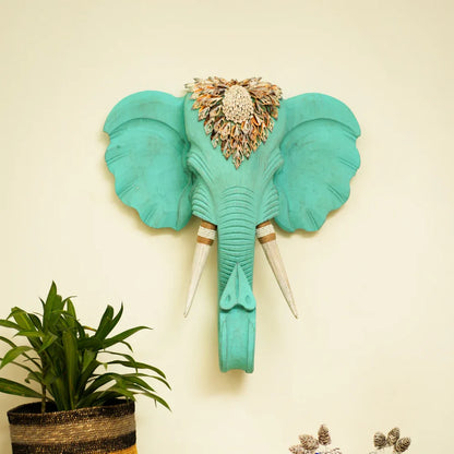Timber kala's ganesha's echo medium for decor