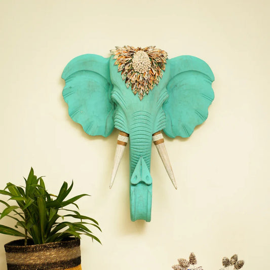 Timber kala's ganesha's echo medium for decor