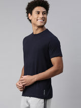 Levi’s Men’s Navy Blue 100% Cotton Blend Round Neck Lounge T-Shirt – Soft, Comfortable, Everyday Wear