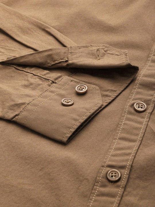 Aman Garments Men’s Slim Fit Cotton Linen Shirt – Lightweight, Breathable, Casual Wear