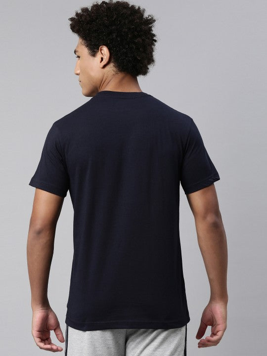 Levi’s Men’s Navy Blue 100% Cotton Blend Round Neck Lounge T-Shirt – Soft, Comfortable, Everyday Wear