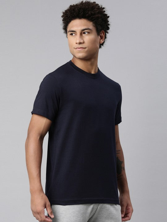Levi’s Men’s Navy Blue 100% Cotton Blend Round Neck Lounge T-Shirt – Soft, Comfortable, Everyday Wear