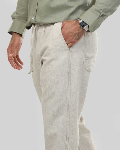 Dott Jeans Relaxed Fit Linen Pants