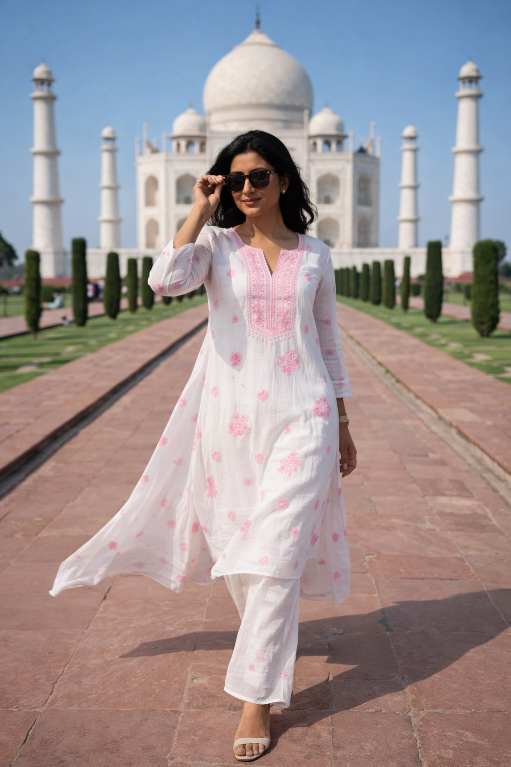 Noorzaari Lucknowi Chikankari Suit Set