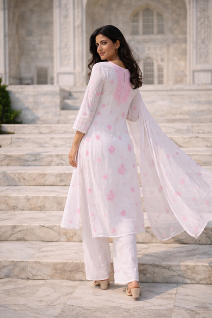Noorzaari Lucknowi Chikankari Suit Set