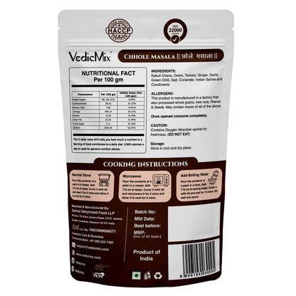 Ready to Eat Chhole Masala | Authentic, Vegan & Gluten-Free Curry