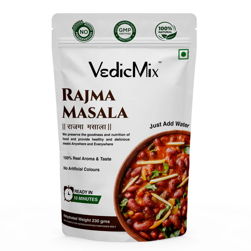 Authentic Rajma Masala Ready to Eat | Instant, Healthy Indian Curry Pack
