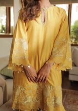 Shivanya in Honey Applique Kurta Set