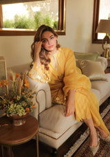 Shivanya in Honey Applique Kurta Set