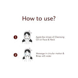 Inveda Stubborn Makeup Cleansing Oil, Helps to Reduces Acne Breakouts, Improves Skin Tone with Rosehip Oil, Jojoba Oil and Sesame Seed Oil for Radiant & Natural Glow, 100ml