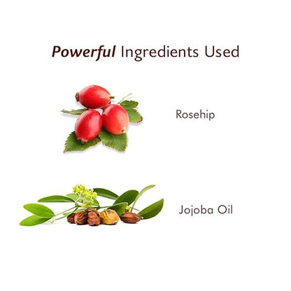 Inveda Stubborn Makeup Cleansing Oil, Helps to Reduces Acne Breakouts, Improves Skin Tone with Rosehip Oil, Jojoba Oil and Sesame Seed Oil for Radiant & Natural Glow, 100ml