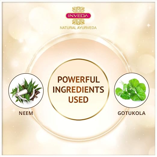 Inveda Purifying Neem & Gotukola Face Wash for Removing Pimples Scar and Blemishes, Giving Clear, Glowing Skin, 100ml