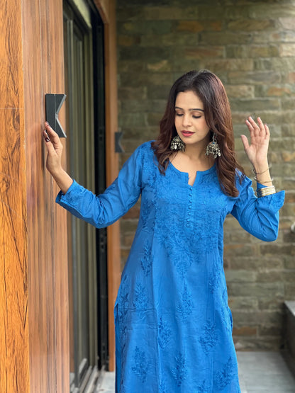 Neel Noor Cotton Co-ord Kurta Set