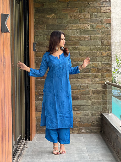 Neel Noor Cotton Co-ord Kurta Set