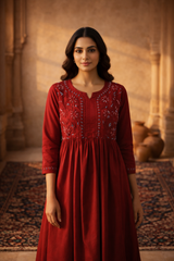 Zarikaa Handcrafted Chanderi Silk Suit Set